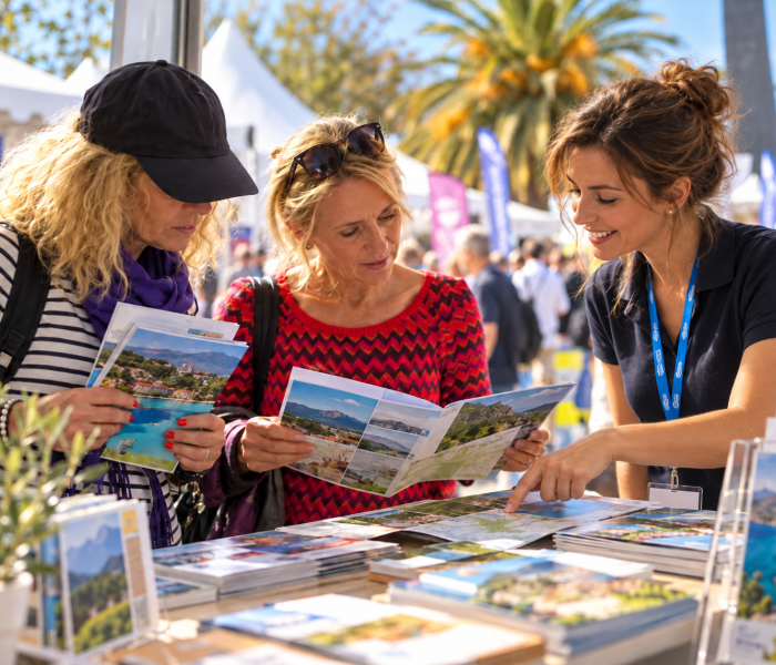 ECHANGE AVEC VISITEURS