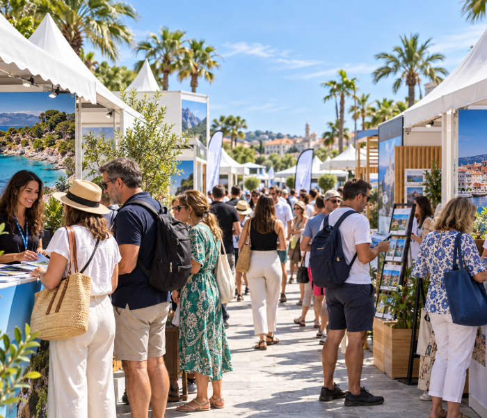 VUE GÉNÉRALE ALLÉE ÉCHANGES VISITEURS